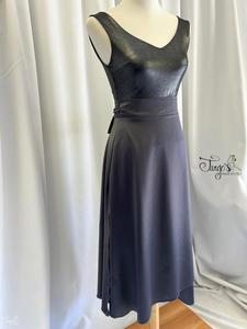 Top Lili grigio metallizzato