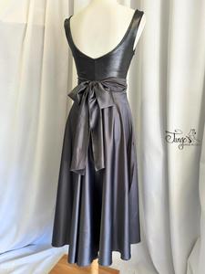 Top Lili grigio metallizzato