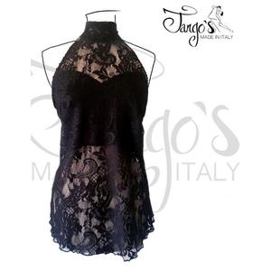 Janelle Top in pizzo nero