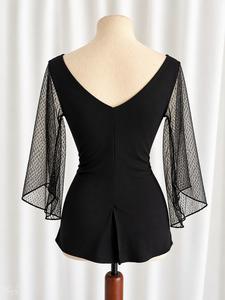 Maglia Ambra Tulle con glitter oro