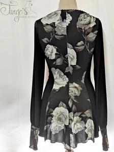 Top Gabry grey with flower