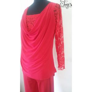 Tango Maglia Ginebra rossa con pizzo 2