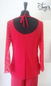 Tango Maglia Ginebra rossa con pizzo 2