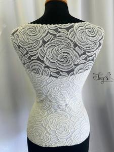 Top Annabelle lace white