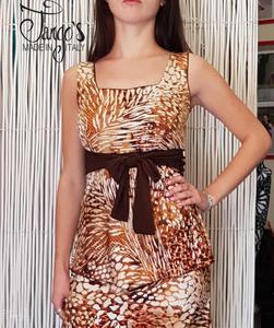 Top Fiocco Leopardato