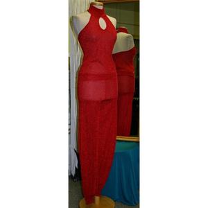 Pantalone Odalisca Lurex Rosso