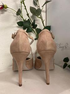 Romy camoscio beige tacco 10.5