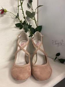 Romy camoscio beige tacco 10.5