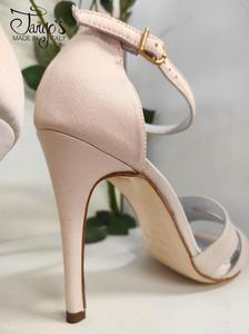 Sandalo La Plata Beige Tacco 10 5cm