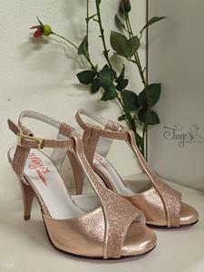 Scarpa Marella oro rosa - Tacco 9,5 cm