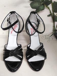 Scarpe Claudia vernice nera - Tacco 8,5cm