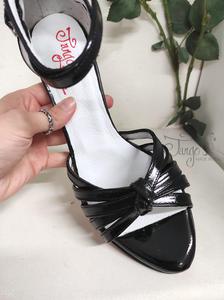 Scarpe Claudia vernice nera - Tacco 8,5cm