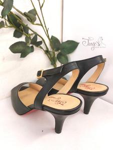 Scarpe Dafne nero pelle - Tacco 6,5cm