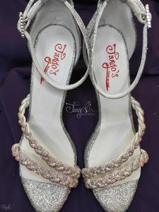 Simonella silver shoes - Heels 8,5 cm