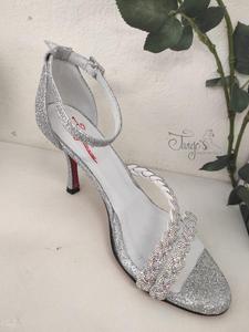 Simonella silver shoes - Heels 8,5 cm