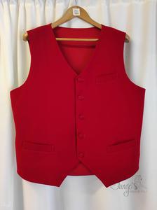 Gilet tango uomo rosso