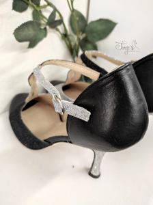 Shoes Timote black and silver - Tacco 8,5 cm