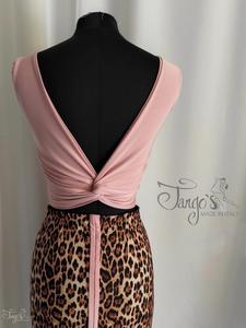 Top Giusy pink with back knot