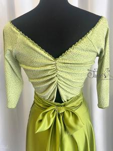 Top Annalisa glitter green
