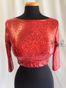 Top Margotte in red