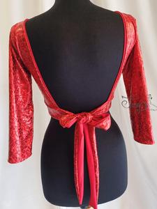 Top Margotte in red