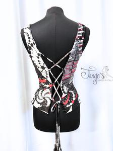 Top Miriam collo sciallato fantasia Kendall