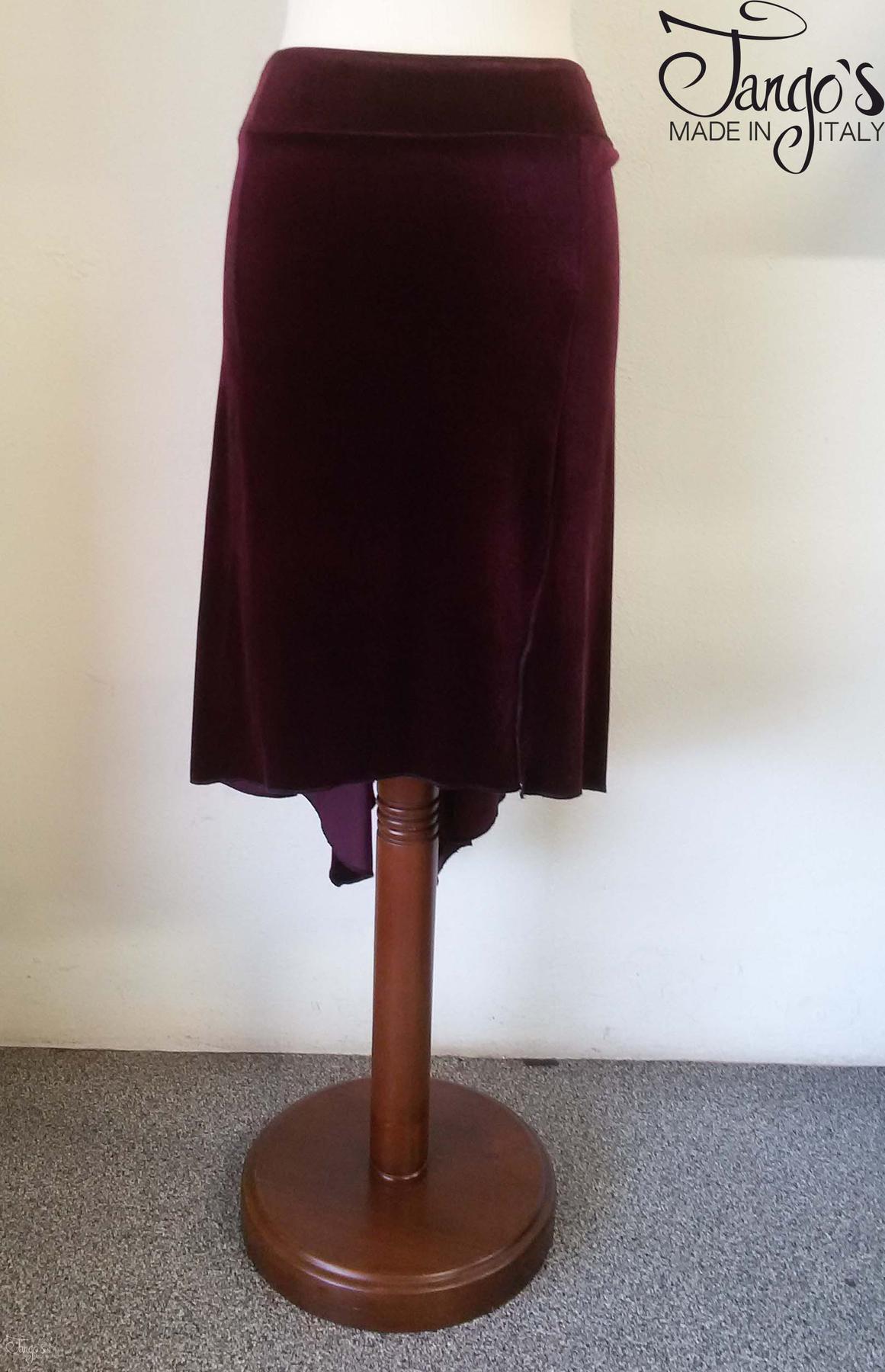 Gonna velluto bordeaux deals
